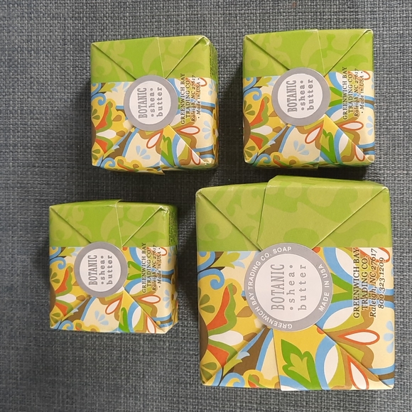 Gardeners Shea Butter Spa Bar Bath Soap Set 2oz 6.35oz Bars Exfoliating - Picture 4 of 4
